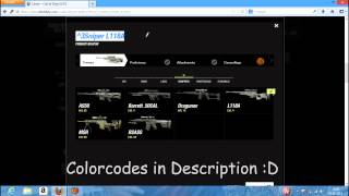 How To Get Coloured Classes On MW3 (PS3/XBOX360)