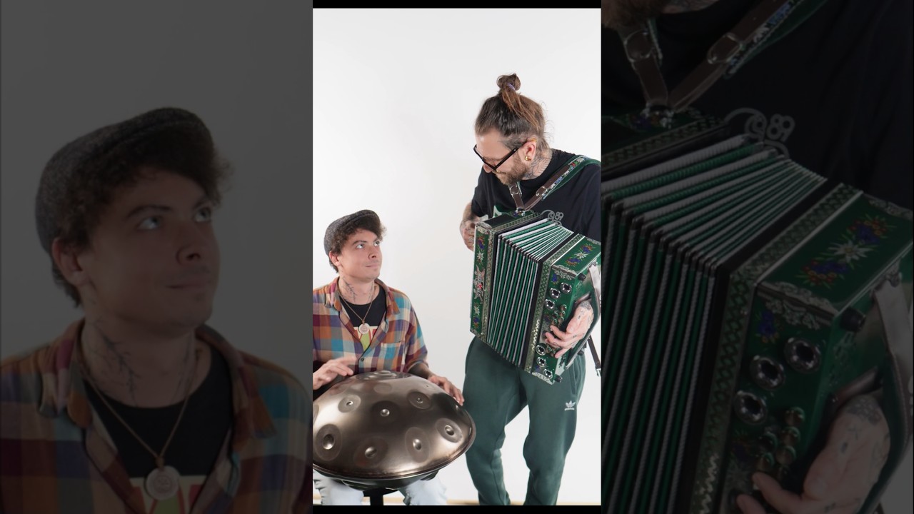 Handpan meets styrian harmonica #handpan #music #musician #percussion #soundtrack #drumming