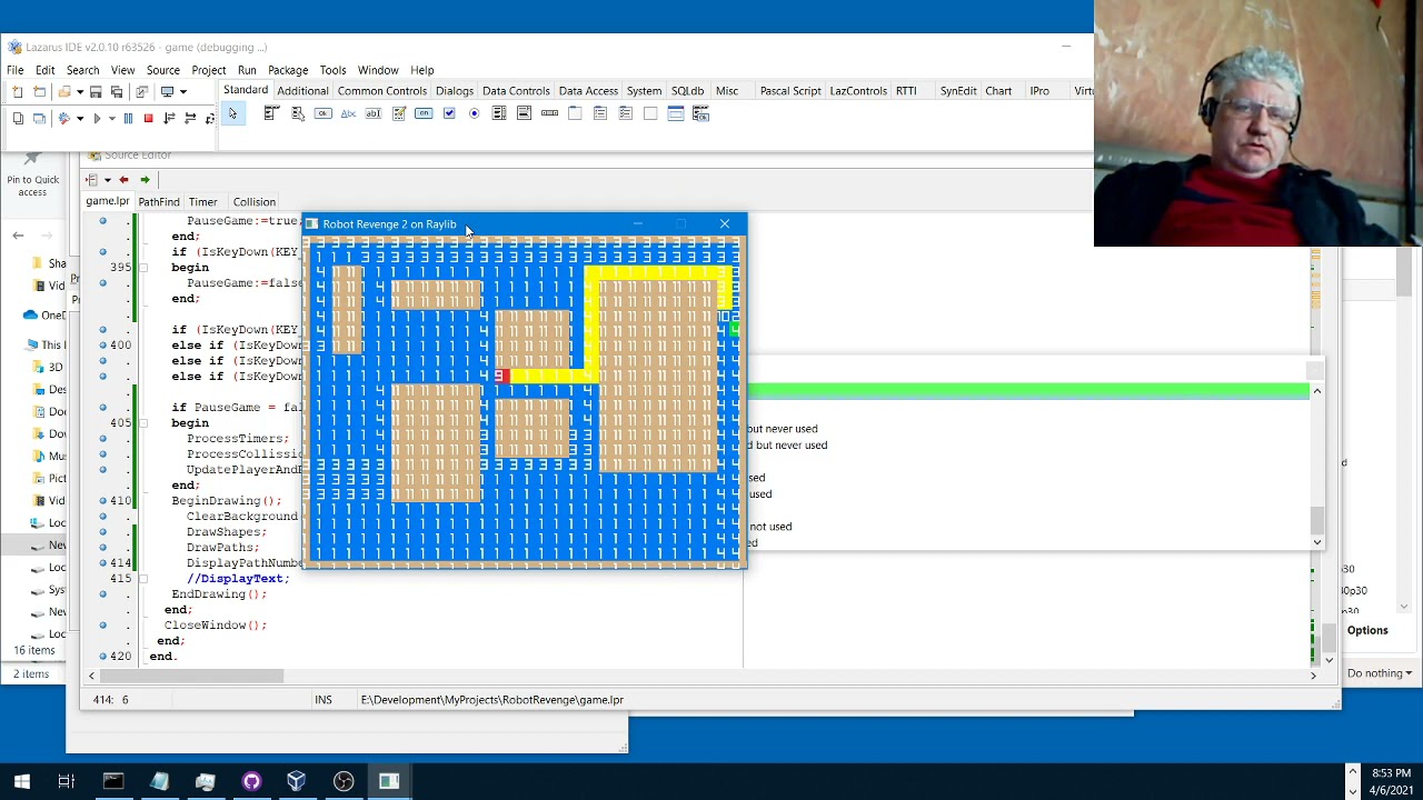 ✅ Raylib Path Finding Final Video - Lazarus Freepascal - Day 35