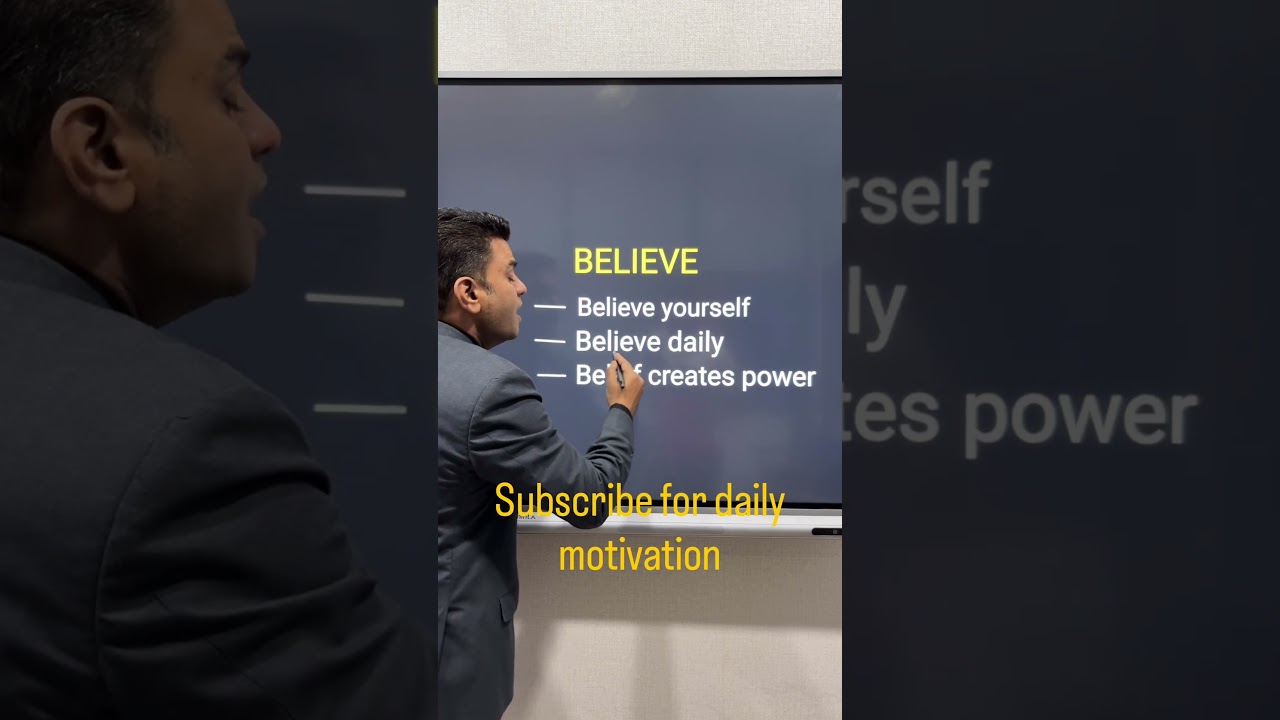 Believe in Yourself | Daily Motivation & Spoken English