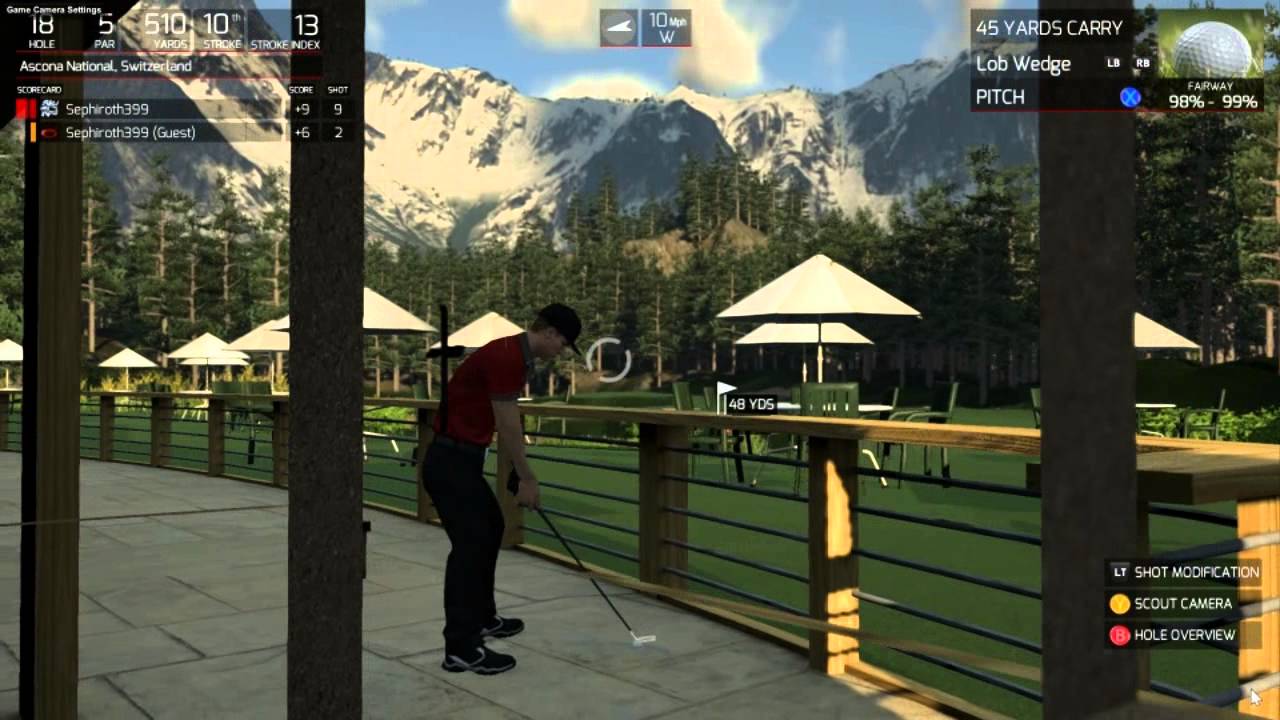The Golf Club PC Funny Glitch On The Roof