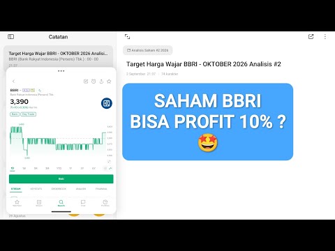 BBRI BISA PROFIT 10% 🤩💵 ANALISIS UPDATE!
