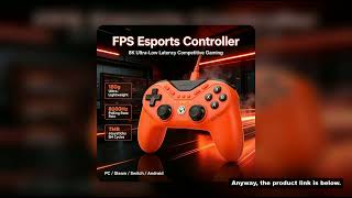 New Game Sir Tarantula 8k Wired Game Controller Custom TMR Joystick Omron Micro Switches for Steam S