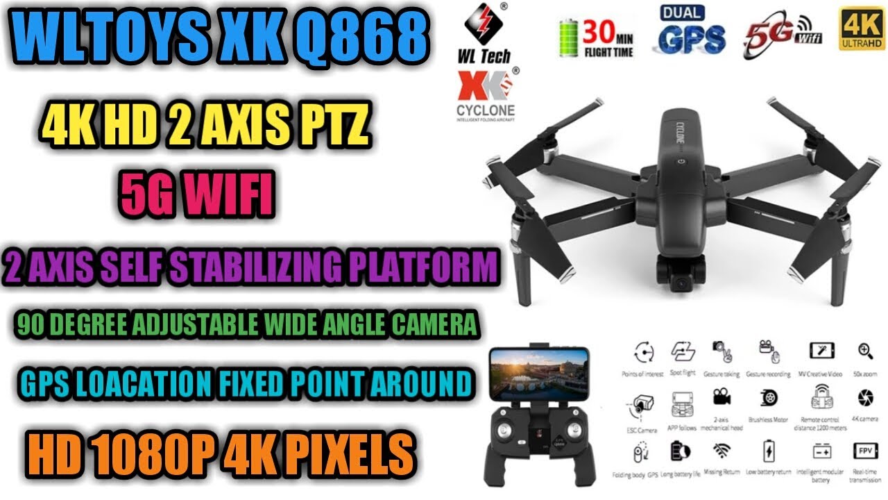 wltoys q868 brushless drone || xk wltoys q868 || xk q868 - YouTube