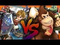 DONKEY KONG VS LEGEND OF ZELDA LINK and GANONDORF vs DK and KING K ROOL Super Smash Bros Ultimate