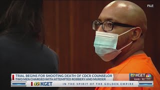Trial begins for 2 charged with CDCR counselor’s death