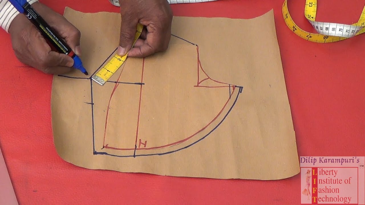 मोठ्या मापाचे कटोरी ब्लाऊजचे पूर्ण कटिंग व  तसेच गळ्या प्रमाणे शोल्डरची मापे.