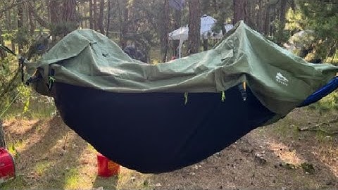 Rivenlo Camping Hammock Tent with Mosquito Net and Rainfly Review