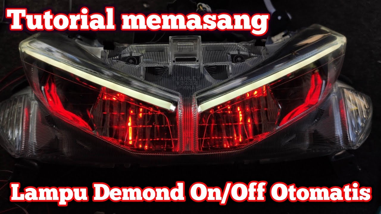 Cara Membuat Lampu Demond/Devil Eyes Otomatis Mati Ketika Lampu Utama Menyala Di Segala Jenis motor