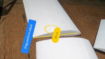 Measuring wing chord length using AR Core 🔥