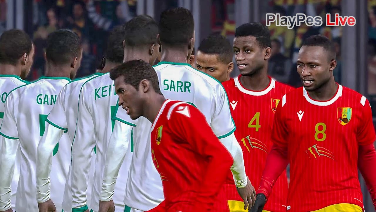 PES 2021 - SENEGAL vs GUINEA - Gameplay PC