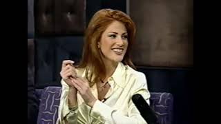 Angie Everhart on Late Night August 22, 1996
