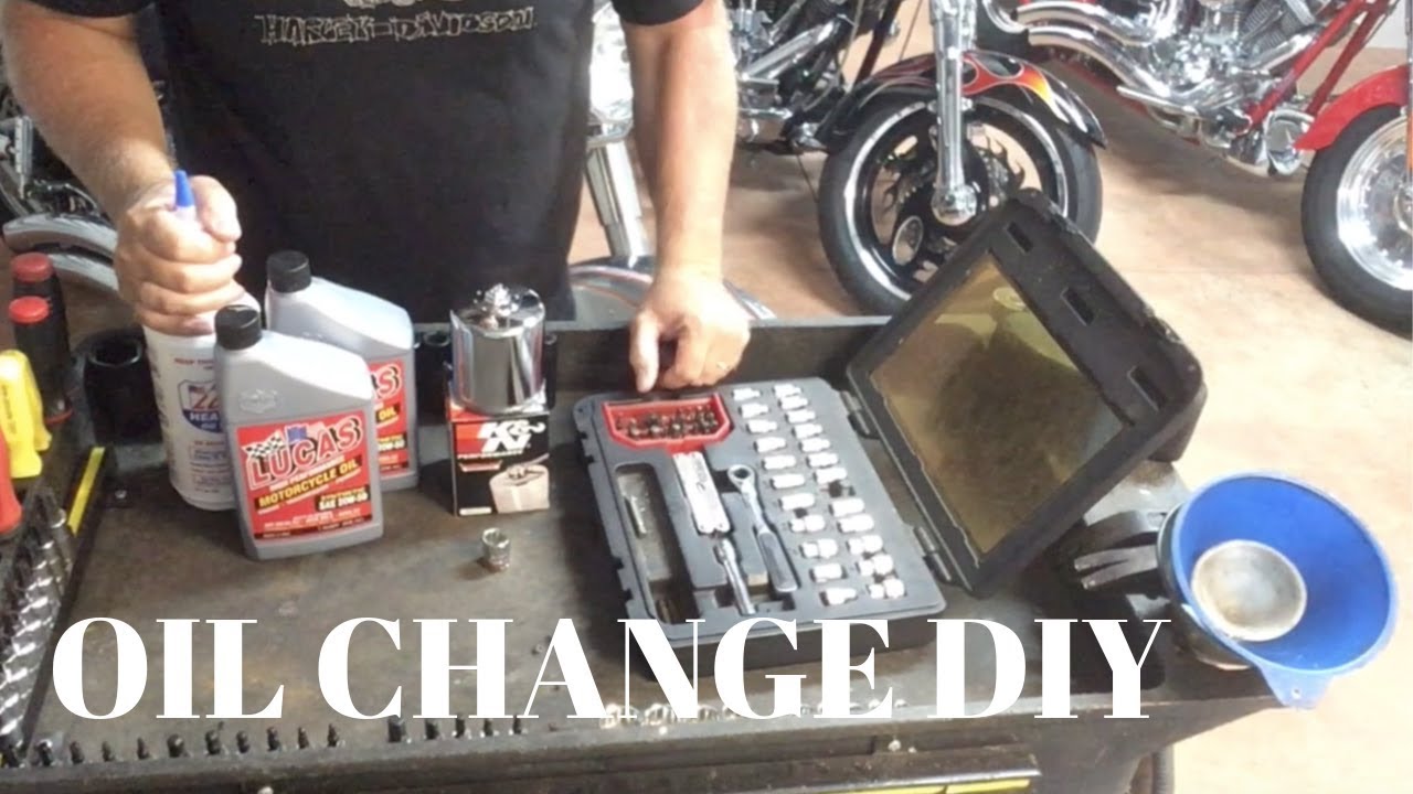 Harley Davidson Fatboy Oil Change with Lucas Oil DIY. YouTube