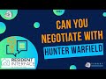 Can you negotiate with hunter warfield inc