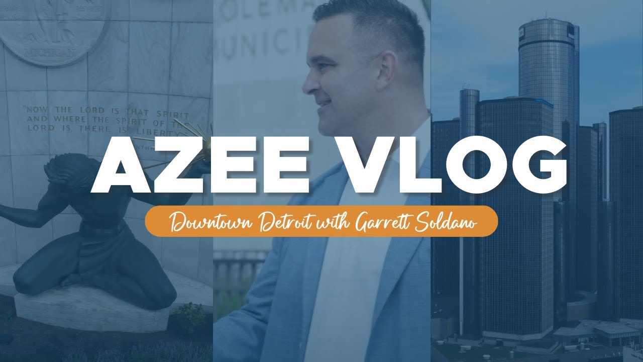 Downtown Detroit with Garrett Soldano | AZEE Vlog Ep 002