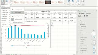 Microsoft Excel: Climate Graph