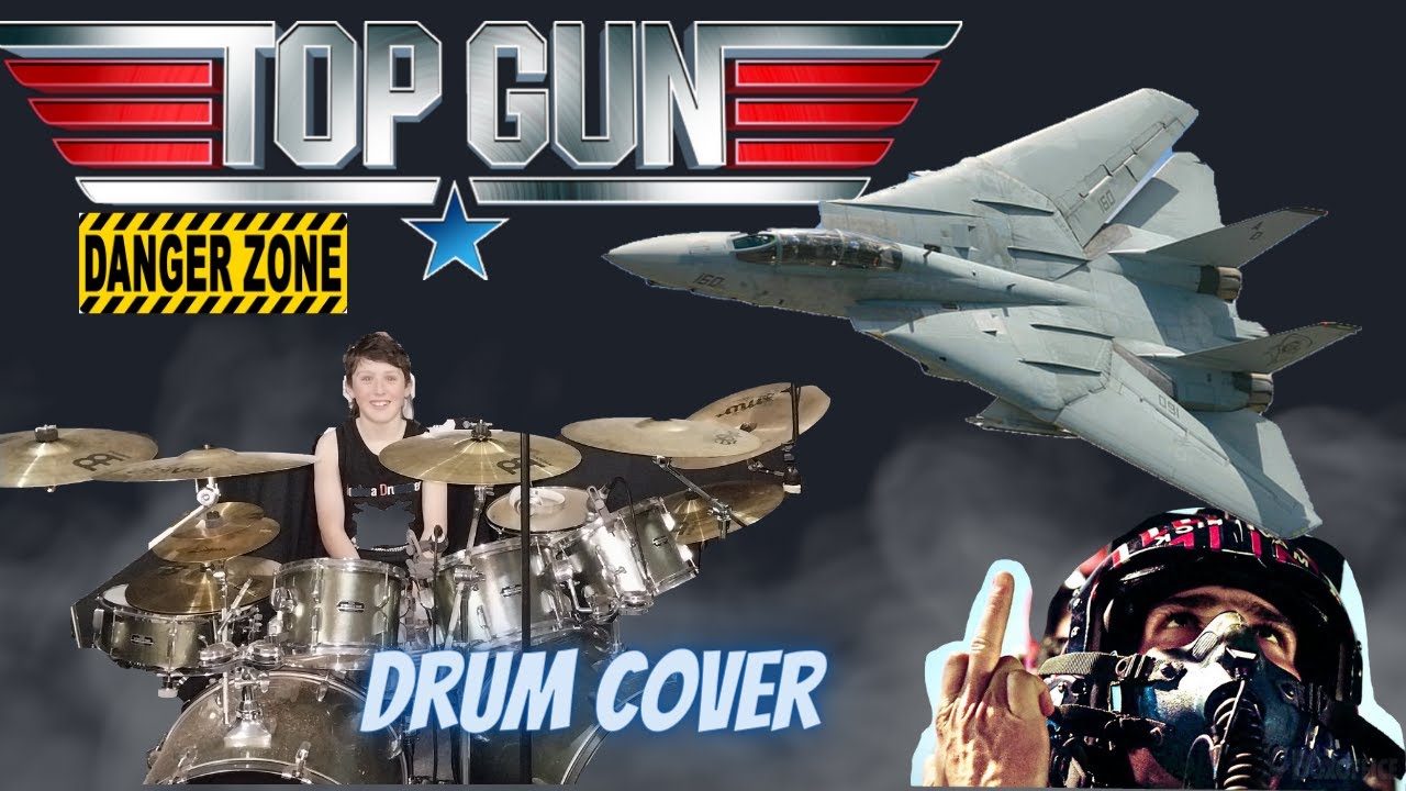 TOP GUN Anthem Epic Version (drumcover ) Age11 topgun f14tomcat 