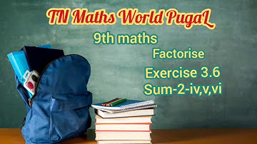 9th maths Exercise 3.6- sum-2-iv,v,vi