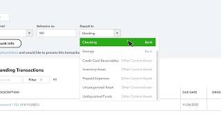 2. How to record an invoice payment (using undeposited funds) in QuickBooks Online