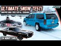 North Carolina Winter Storm: LSXcalade and Monte Carlo Snow Drifting! (Rev Limiter On Everything)