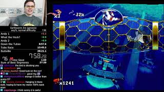 (27:52) Earthworm Jim any% (genesis, normal difficulty) speedrun