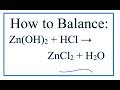 Balancing Chemical Reactions and Atoms