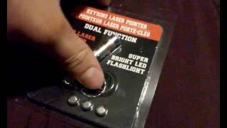 Dollar store laser flashlight