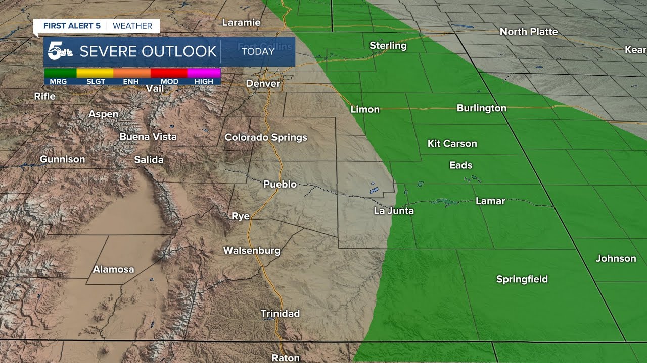 Hot with isolated storms today, stronger storms expected tomorrow - YouTube