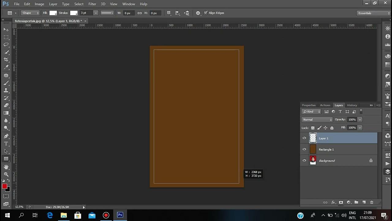 cara membuat frame pada photo menggunakan cs6 YouTube