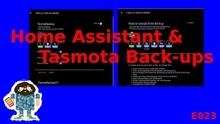 Home Assistant & Tasmota Back-ups screenshot 4