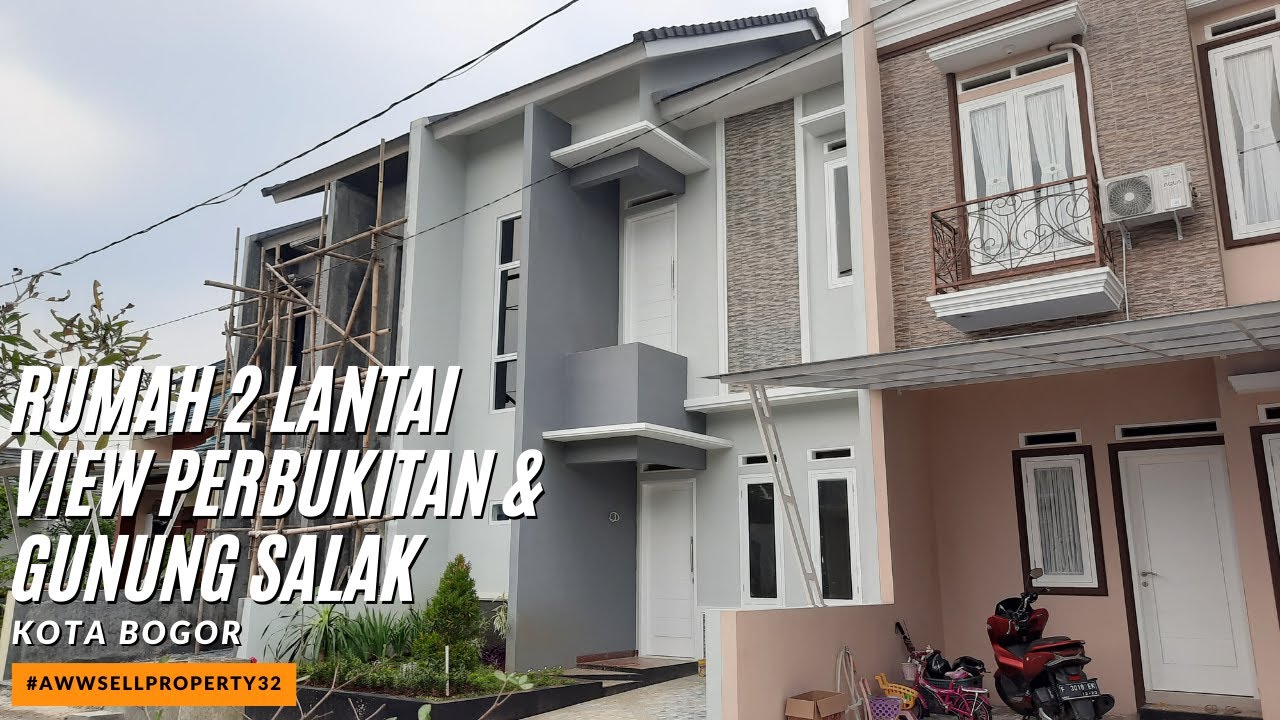 Jual Rumah 2 Lantai View Perbukitan & Gunung Salak Di Kota Bogor - #
