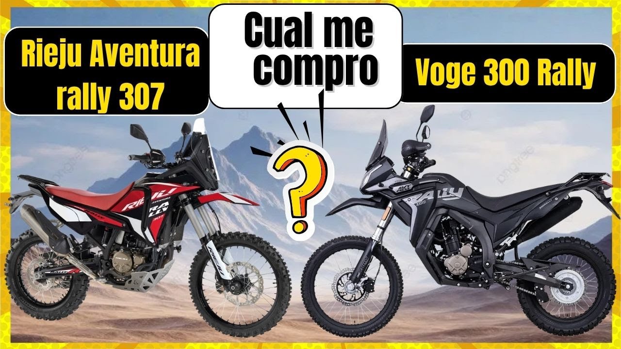 💥 Rieju Aventura 307 Rally vs Voge 300 Rally | ¿Quién DOMINA el mundo Trail A2? 🏍️🔥