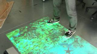 Interactive Floor with Water Ripple Effect by DEFAPP