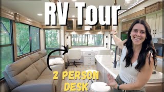 33ft 5th Wheel RV with Large Desk and TONS of Upgrades! (Alliance RV 295MK TOUR)