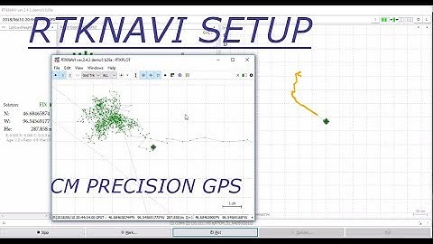 DIY agricultural Auto steer: STAGE 1 - How to setup RTKNAVI