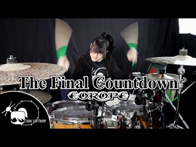 The Final Countdown - Europe  Drum cover ( Tarn Softwhip ) class=
