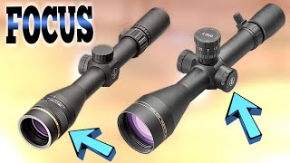 Scope parallax and focus Explained