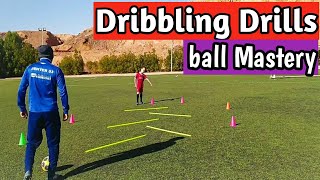 Soccer training | Dribbling Drills | Ball Mastery | تدريب كرة قدم