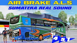 Download lagu UPDATE BUSSID V4.5.1‼️ KODENAME AIR BRAKE A.L.S SUMATERA REAL SOUND || KODENAME SOUND BUSSID V4.5.1