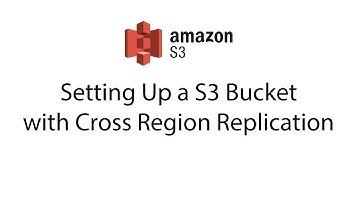 Setting up a S3 Bucket with Cross Region Replication