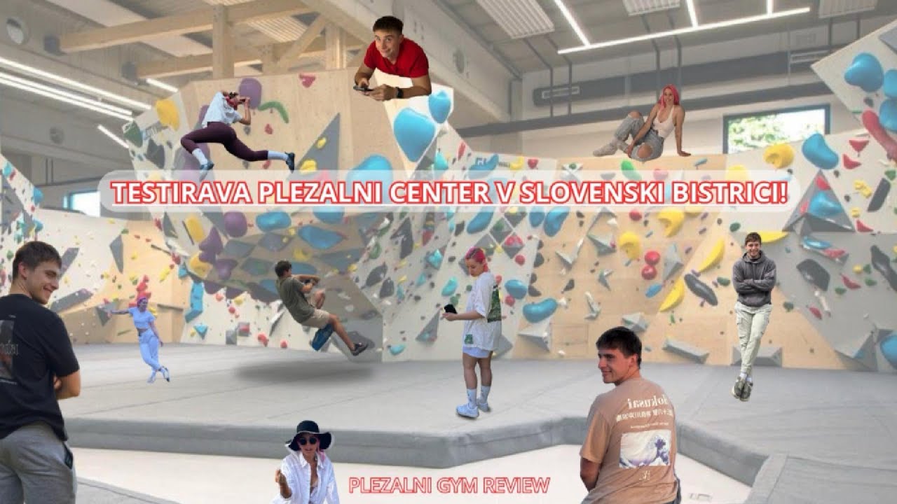 Testirala sva plezalni center v Slovenski Bistrici | climbing vlog 🧗‍♀️