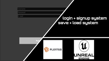 login + signup + error system / save + load system | Unreal Engine 5 | PlayFab | tutorial