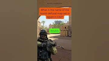 What is the name of the bomb defusal map set in egypt in CS2