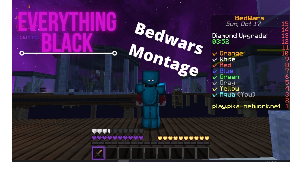 EveryThing Black Bedwars Montage YouTube