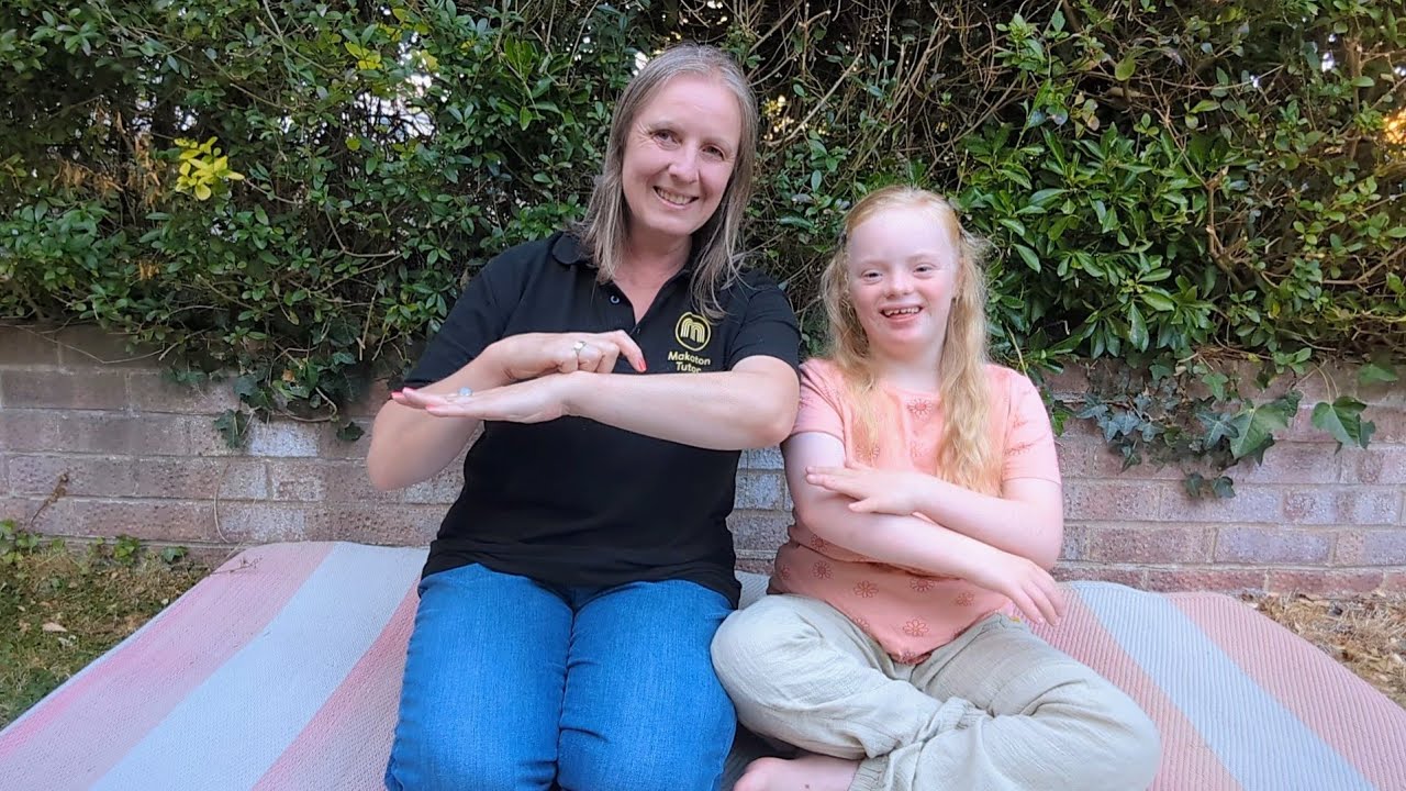 There's a Tiny Caterpillar on a Leaf 🐛 - Song Signed with Makaton