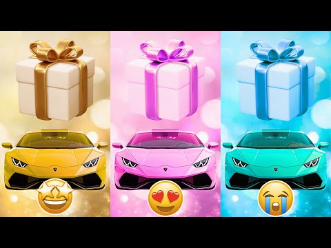 Choose Your Gift 🎁 Pink, Blue & Yellow 🎀 Quiz Pop
