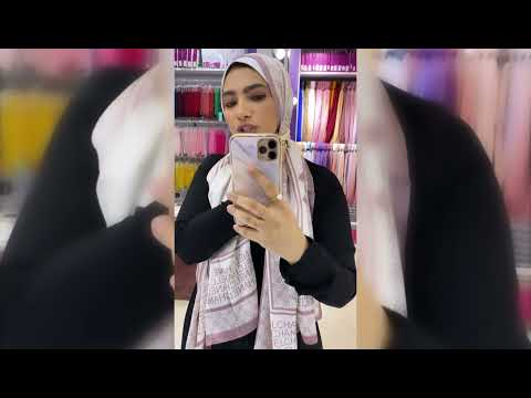 Dina Mourad Wears Le Voile Silk Scarf 