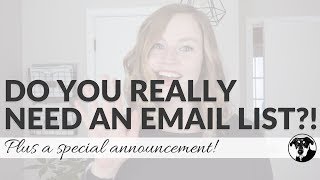 Do You Need An Email List As A Blogger? | THECONTENTBUG
