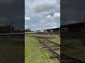 Here’s CN M314 Departing Capreol Yard And passing us at the Capreol Railroad Museum