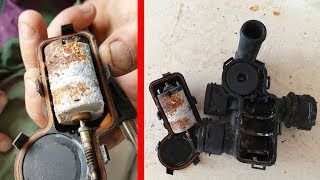 Why the Heater Control Valve Fails on Mercedes / How to disassemble Heater Control Valve W211, CLS